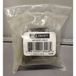 New Pair 1/2" Overlay - Full Wraparound Hinge for 3/4" Frame - Antique Brass